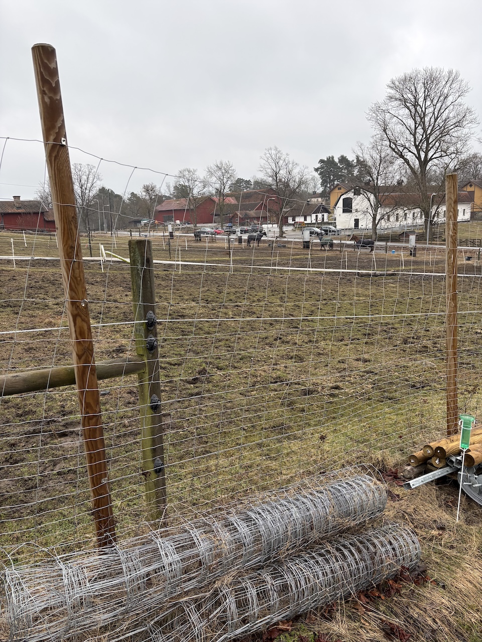 Björns väl utförda stängsel på Lidingö